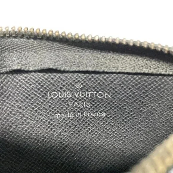 LOUIS VUITTON Pochette Cle M80905 Monogram Eclipse Reverse CT3272 Coin Case - Picture 4 of 6